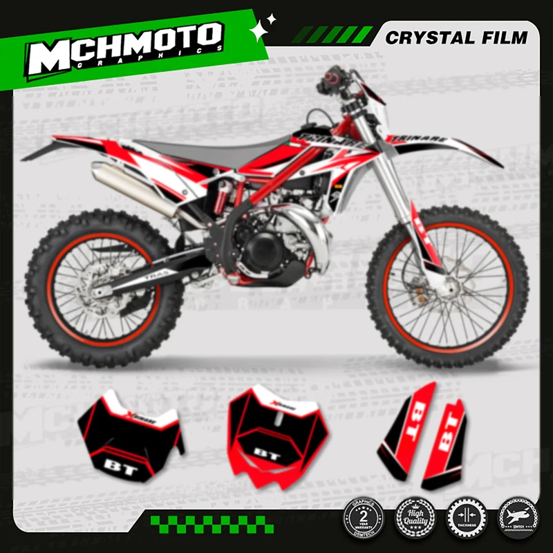 

MCHMFG Motorcycle Team Motorcycle Decal Stickers For Beta Xtrainer 2020-2022 2020 2021 2022 250 300 350 -004