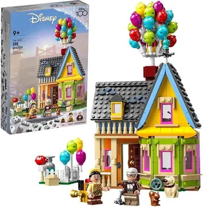 MINISO Disney Movie Travels Of Flying House Up House 43217 Construction Model Kit Toys For Boys Christmas Gift Home Decoration