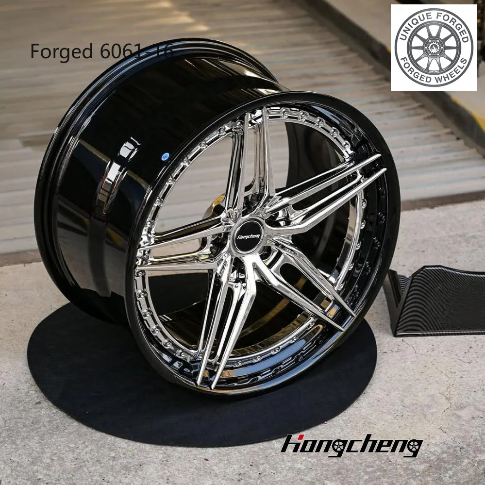 

Новые кованые колесные диски для легковых автомобилей 2026 года, изготовленные на заказ, 18-24 дюйма, высокопроизводительные, 2-составные