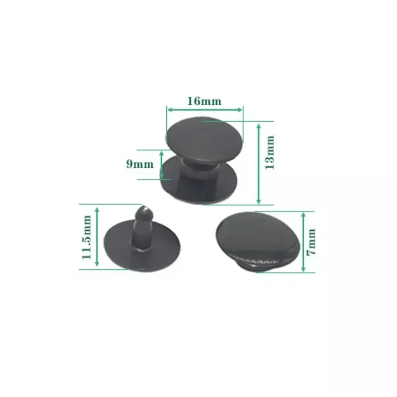 مسامير أحذية للأحذية ، أزرار بديلة ، ثقب ، إكسسوارات تصنعها بنفسك ، 16 ، 30/40/60