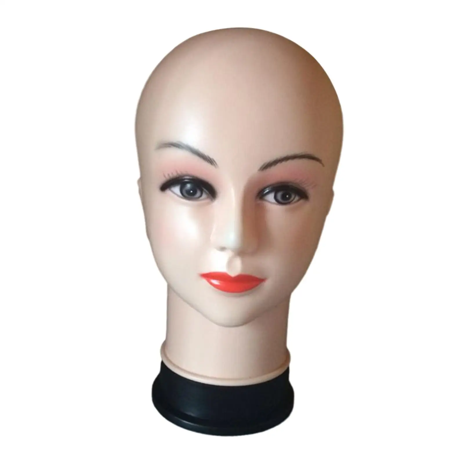 

Female Bald Mannequin Head Manikin Head Makeup Doll Head Head Model Wigs Head for Headset Glasses Wigs Hair Styling Display