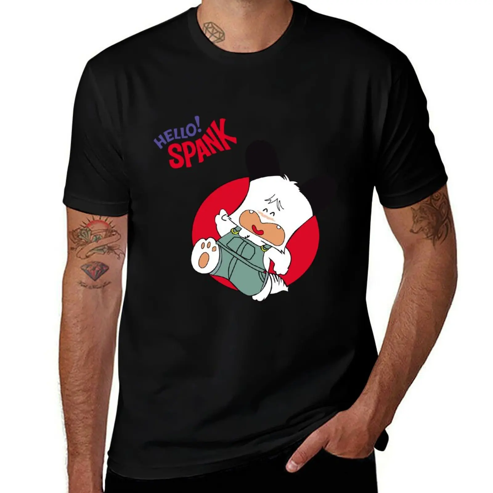 Hello Spank! T-Shirt Lightweight Cooling Short Sleeve Tee