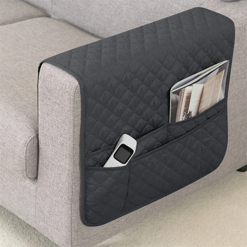 1PC Sofa Armrest Covers Removable Furniture Arm Couch Protector with Storage Bag Armchair Protector Slipcovers for Living Room