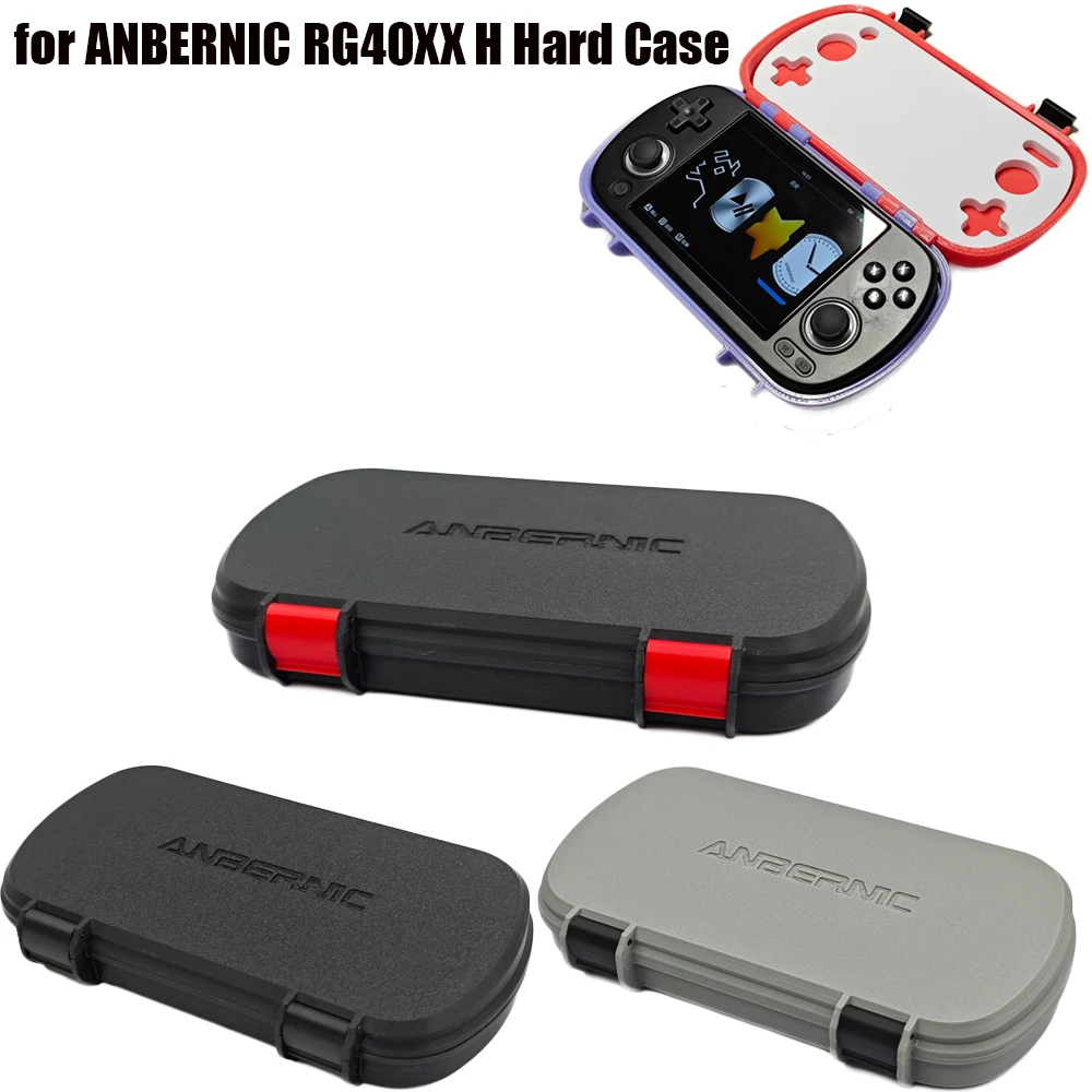 

Handheld Game Console Hard Case Shockproof Protective Cover for Anbernic RG40xx H Protective Storage Box