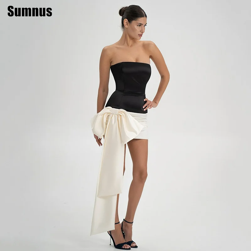 sumnus-vestidos-de-fiesta-sencillos-de-sirena-vestido-de-coctel-mini-de-saten-blanco-y-negro-sin-tirantes-sin-mangas-con-lazo-vestido-de-fiesta-personalizado