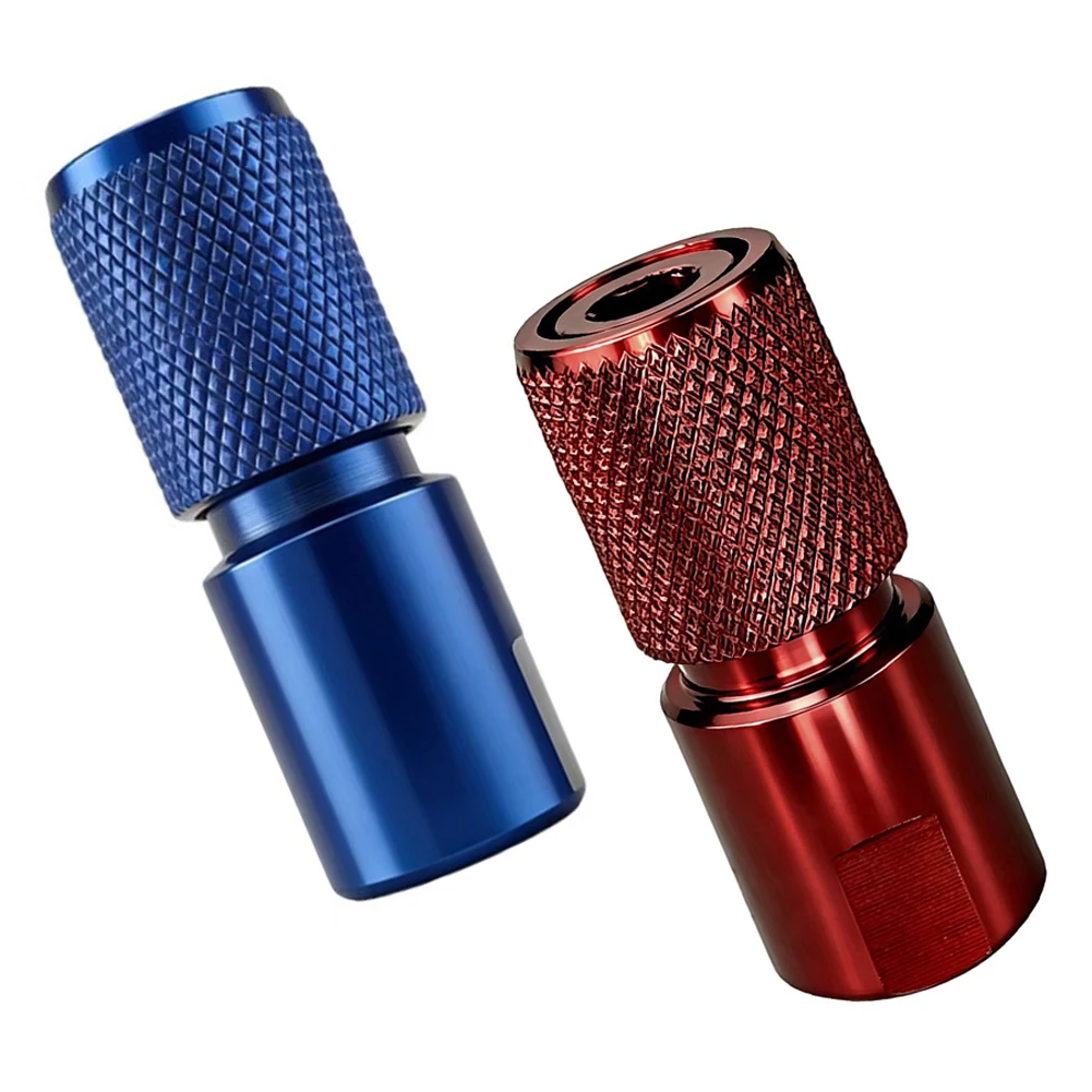 /2pcs /M10 /To 6.35mm Hex Angle Grinder Adapter Metal Connector For 100 Type Grinding Machine Power Tool Accessories Red Blue