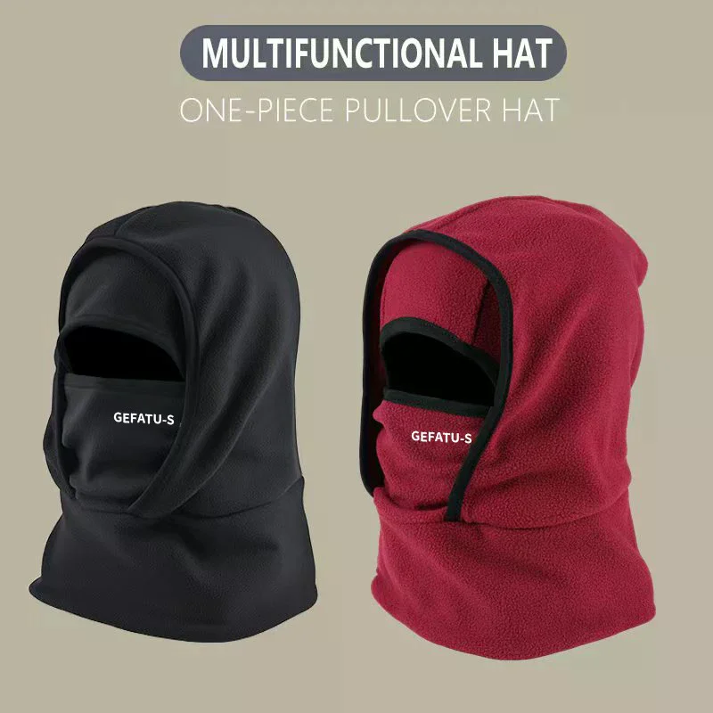 New Windproof Balaclava Hat Cold Proof Keep Warm Ear Protection Cap Multifunctional Cycling Mask Outdoor Sport