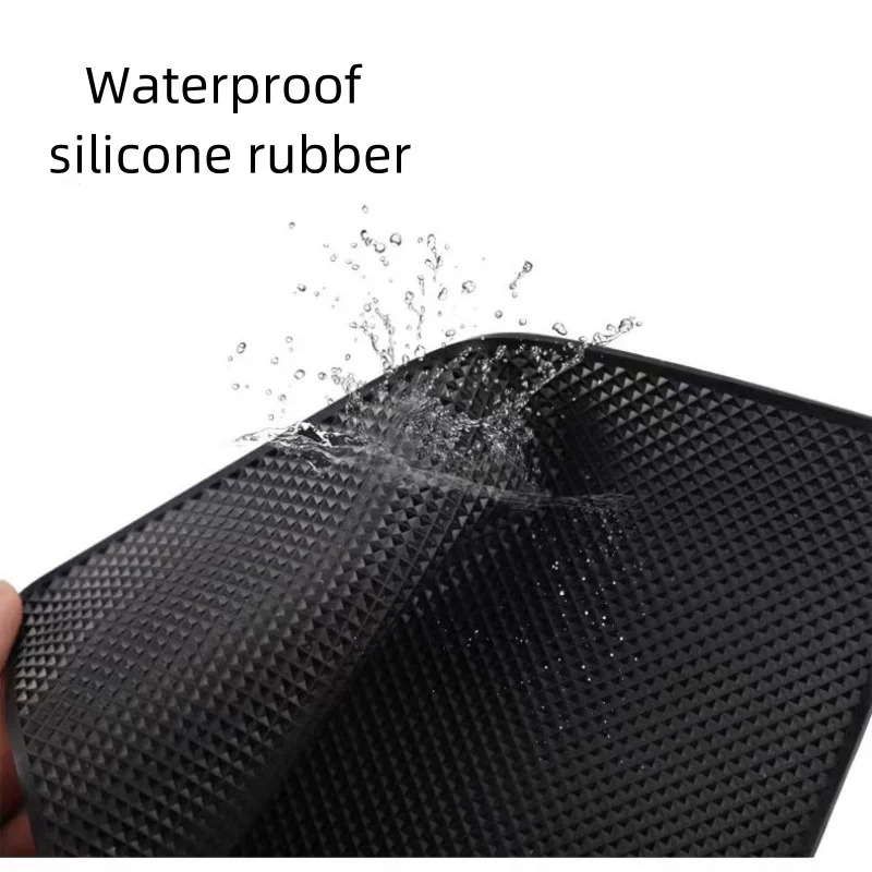 สําหรับ Toyota Corolla Rav4 Auris Camry Yaris Prius Prado CHR Avensis Avalon Tundra รถ Anti SLIP MAT ผู้ถือโทรศัพท์ Pad Non-SLIP MAT