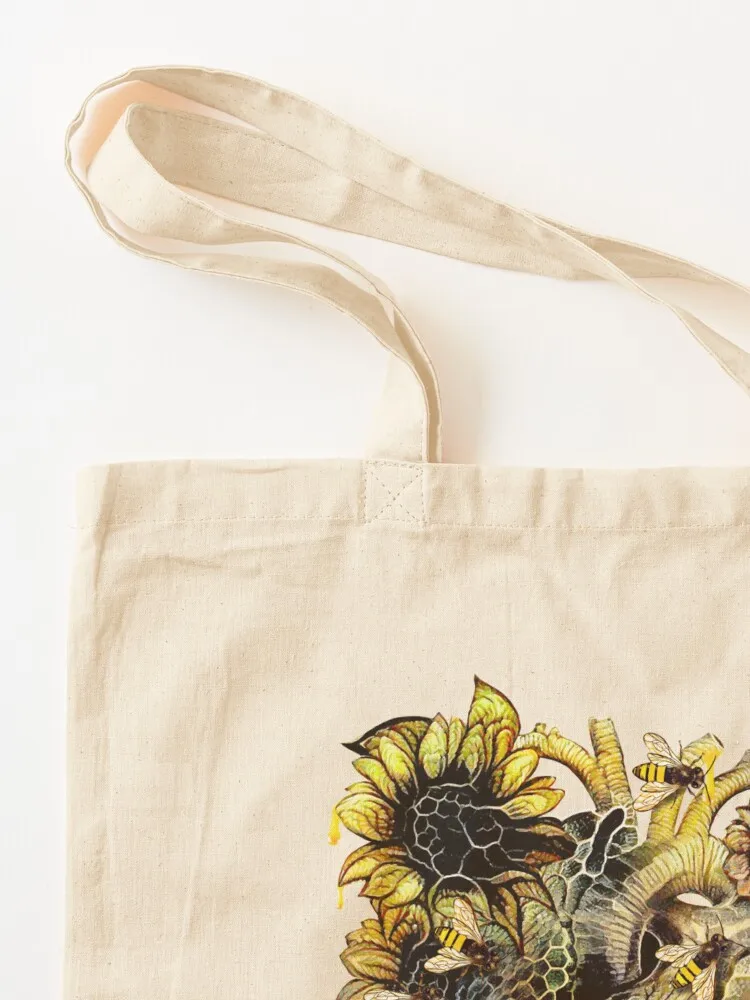 Human Heart best, honey, Save the bee, honey watercolor Tote Bag shopping bags foldable foldable reusable bag eco pack