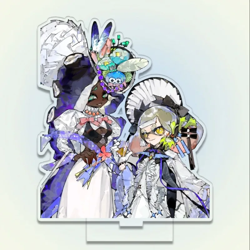 

Anime Cartoon Splatoon Toys Acrylic Stand Model Action Fingures Desk Brithday Decoration Kawaii Kid Blind Boxes Gift Accessories