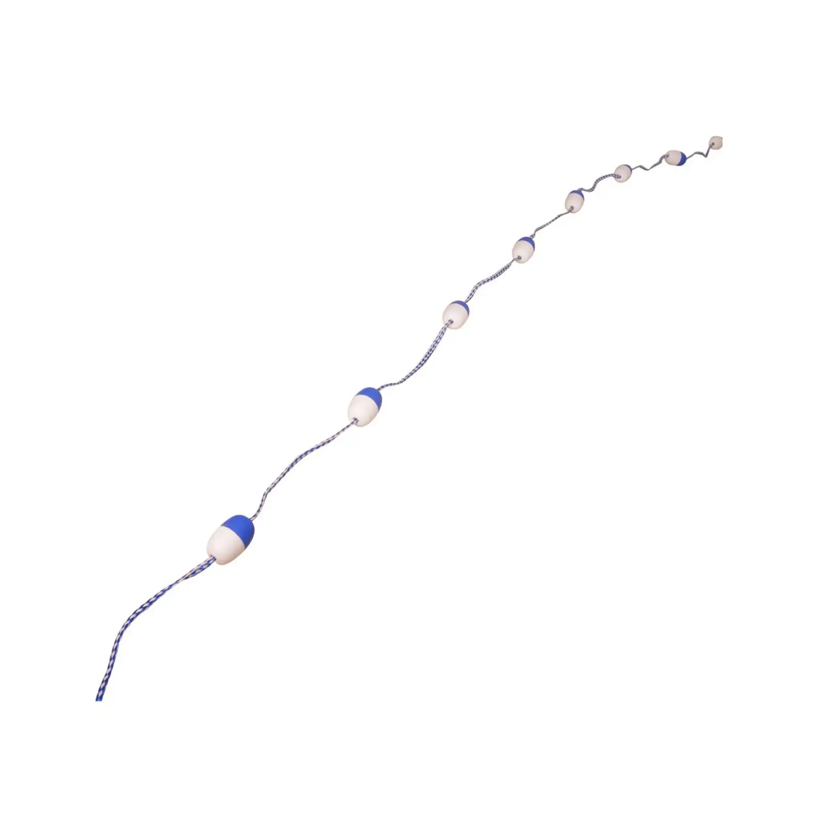Floating Pool Divider Rope with Buoys and Hooks for Swim Lane Separation Inground Pool Safety Barrier 5 Meter PVC