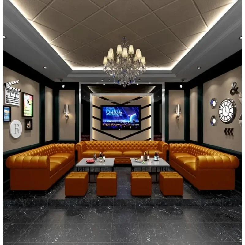 

KTV discobar sofa stool and counter furniture club long set