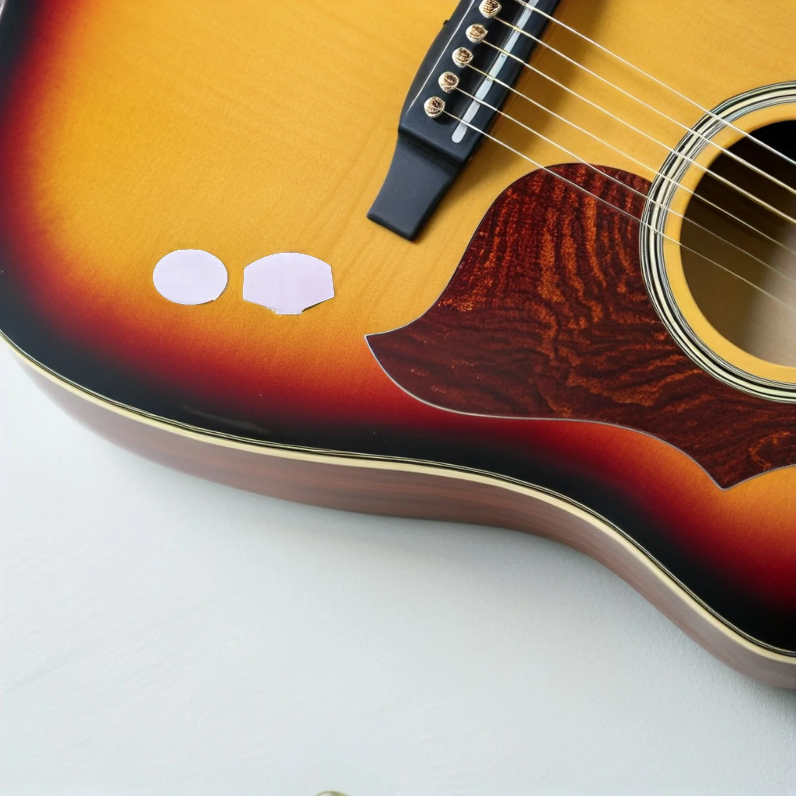 Conjunto de substituição de pinos de afinação de guitarra, 6 peças, para cabeças de máquina de guitarra elétrica acústica com botões quadrados redondos, afinação de precisão