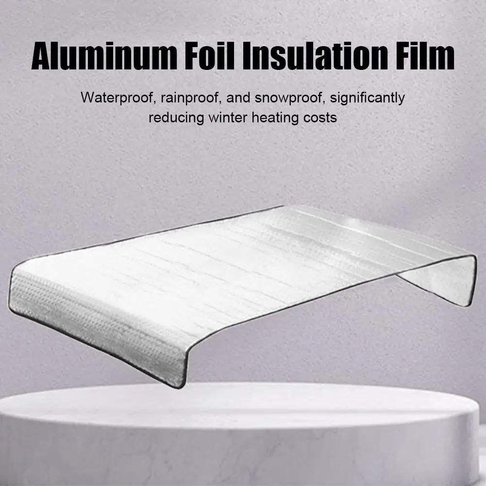 Air Conditioner Cover Outdoor Energy Saving Rainproof Cover Aluminum Foil Insulation Film Dust Prevent Sun Exposure AC Cleaning