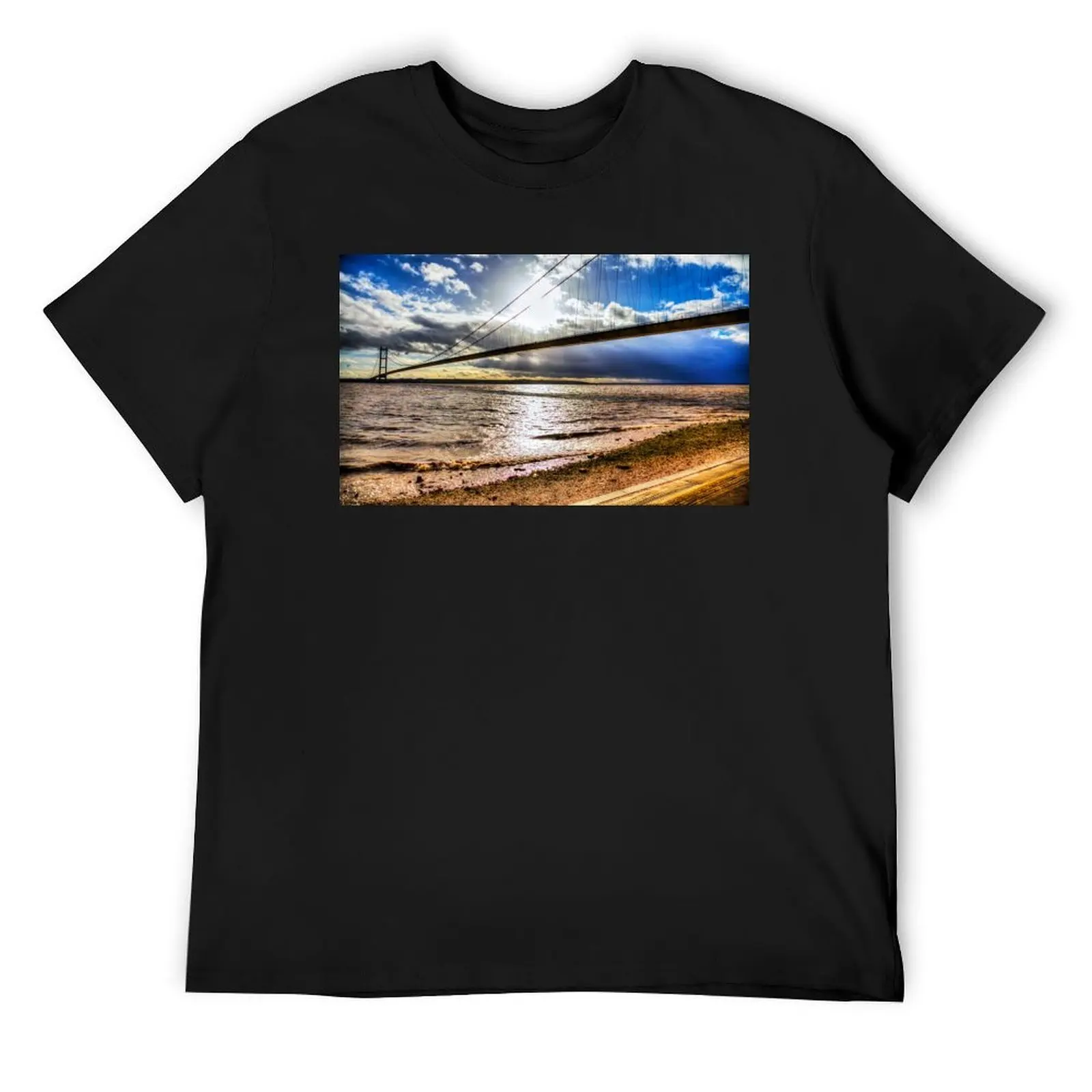 

Humber Bridge, Single Span Suspension Bridge T-Shirt sublime funny costumes designer shirts shirts men graphic