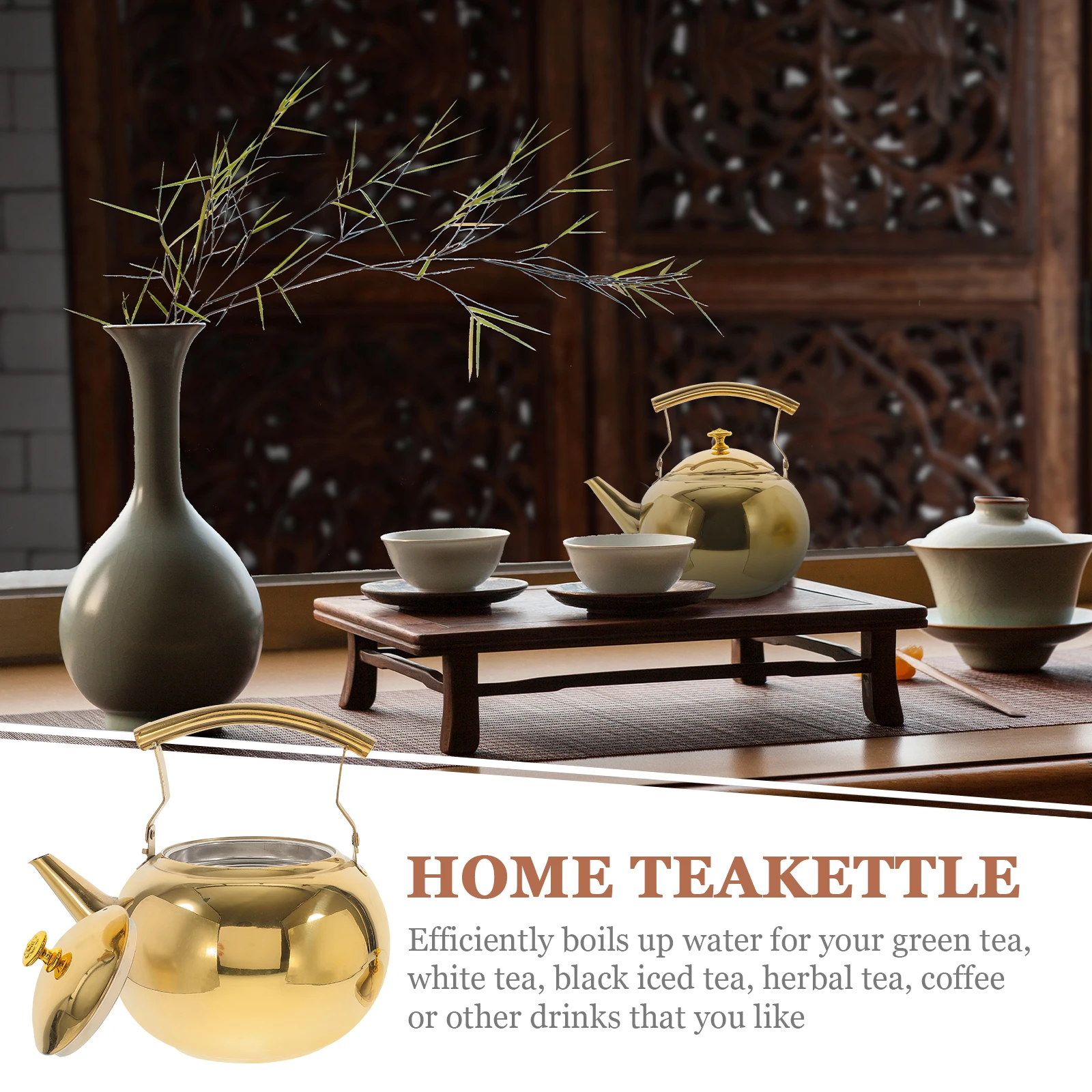 

Tea Strainer Fine Mesh Teapot with Filter Kettles Stovetop Stainless Steel Whistling Travel