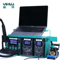 YIHUA 813 3in1 Intelligent hot air desoldering table Mobile phone maintenance power supply Soldering iron Disassembly welding