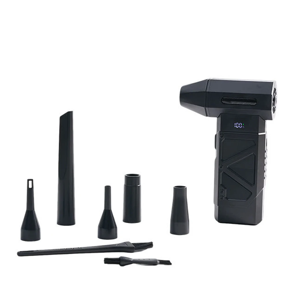 

Мощный вентилятор 130000 об/мин, бесщеточный турбоструйный вентилятор, сухой, 10000 мАч, 6 скоростей, регулируемый турбоструйный вентилятор для автомобильной сушилки/ПК/дома