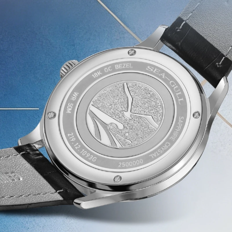 Zegarek mechaniczny dla par Sea-Gull, ultracienki mechanizm ST18, automatyczny zegarek na rękę, stal nierdzewna 316L, nowy model 2026, 1092/1092L