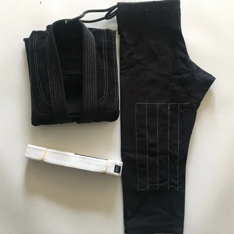 

Кимоно для бразильского джиу-джитсу (BJJ), униформа для единоборств, черно-сине-белый хлопковый тренировочный костюм