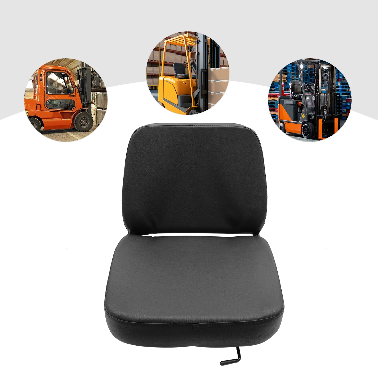 General Purpose forklift Seats Komatsu Style Folding Forklift Seats With Retractable Seat Belts And Adjustable Backrest