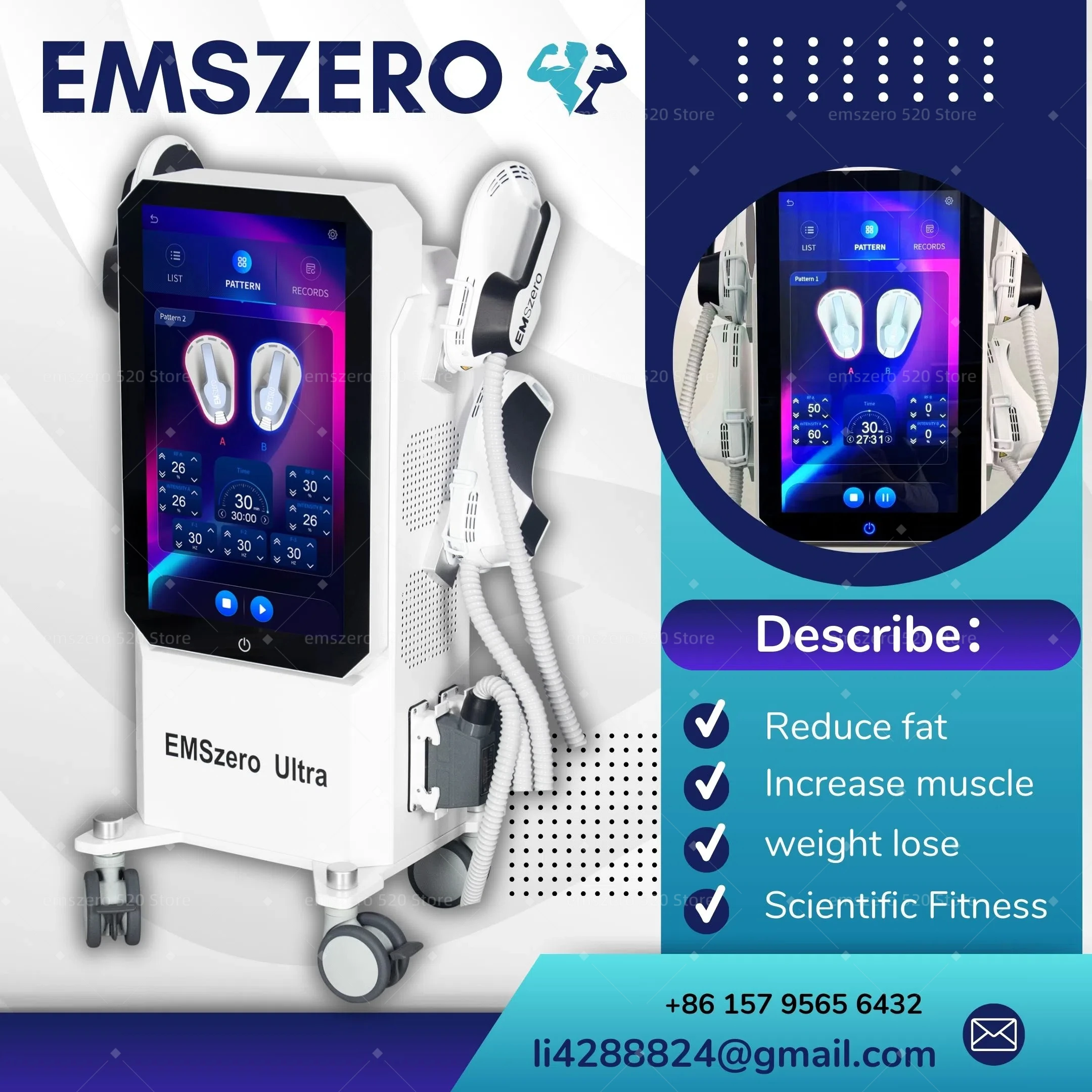 

EMS Body Slim Muscle Stimulation Professional Emszero NEO Machine EMSZERO PRO Ultra Sculpt Therapy Lose Weight