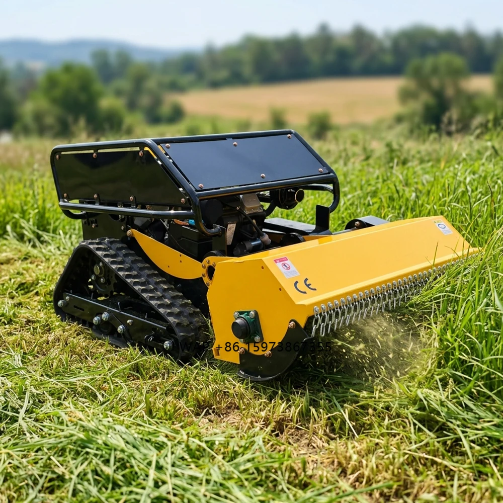 

Hot Selling All-terrain Blades Brand New Engine Robot Grass Cutter Forestry Mulcher Remote Flail Lawn Mower