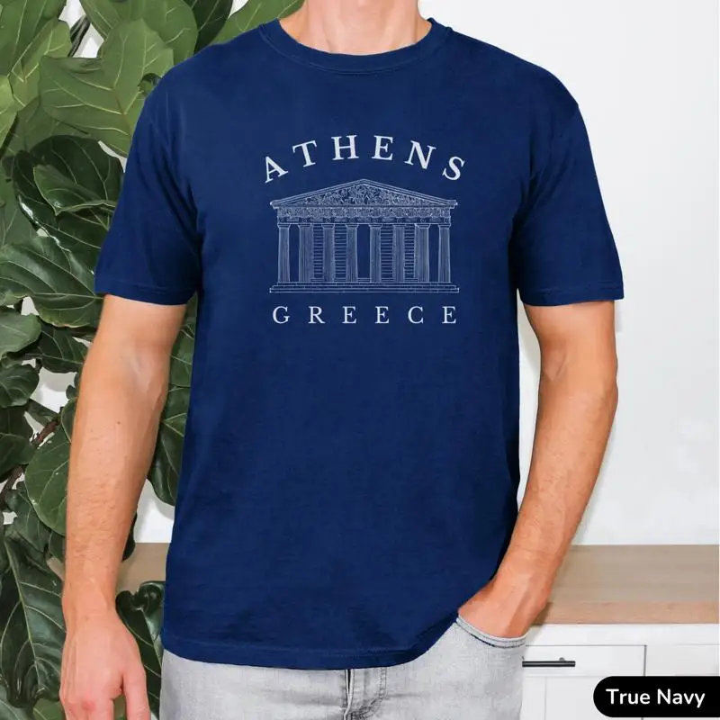 T-shirt Athènes Grèce, fierté grecque, souvenir de voyage