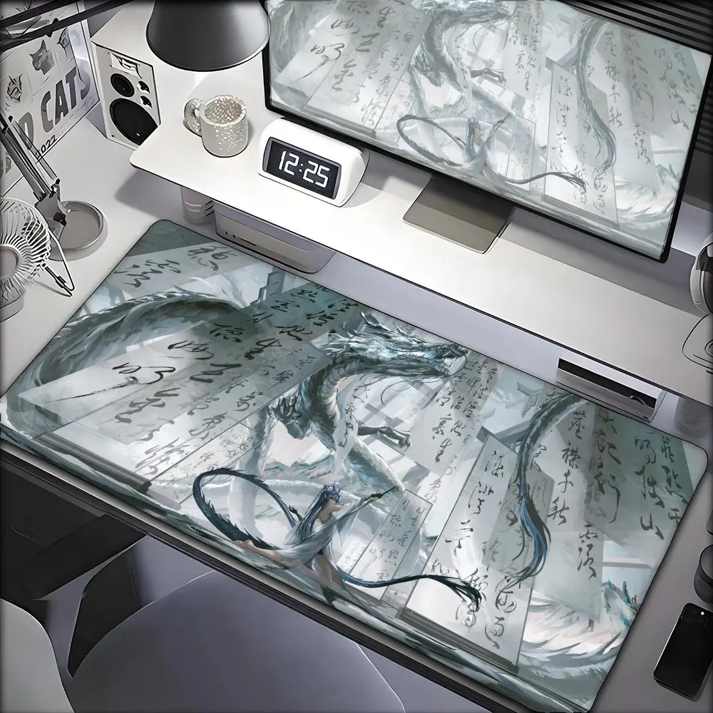 

XXL Cool Hot Ling Fashion Video Popular Top Arknight Gaming Mouse Pad Large Gamer Computer Rug Desk Design 100x50 Table Mat
