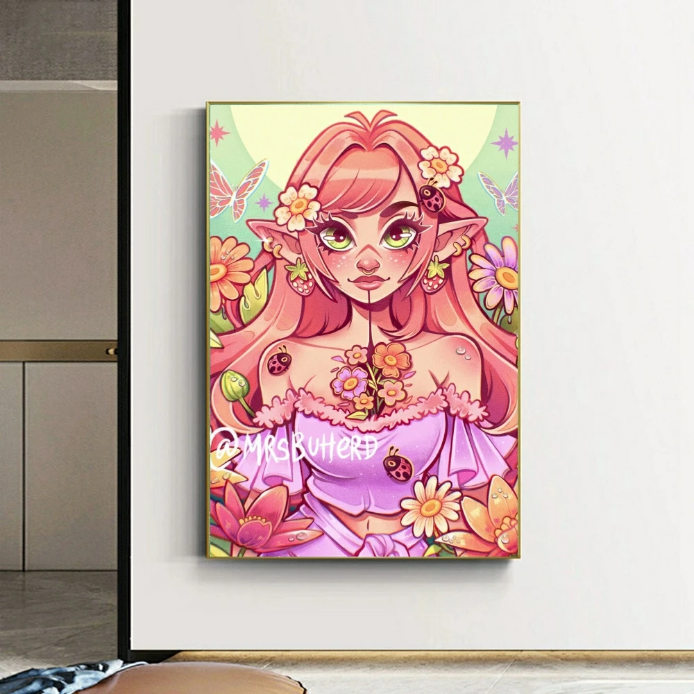 Fairy Elf Beauty Diamond Painting Cross Stitch Mosaic Embroidery Home Decor 5D DIY Art Set Canvas Drawing Puzzle Children