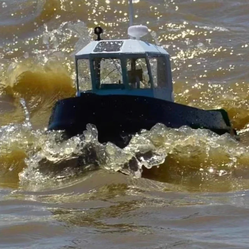 Kit De Montagem De Madeira Para O Resgate Do Barco, Modelo Bonito Do Rebocador, Kit DIY, TUG1004, Nova Versão