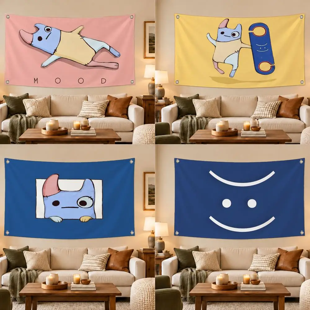 TV Series Bad Buddy Flags Modern Fabric Banner Pennants Bedroom Garden Party Birthday Wall Ornament Decor