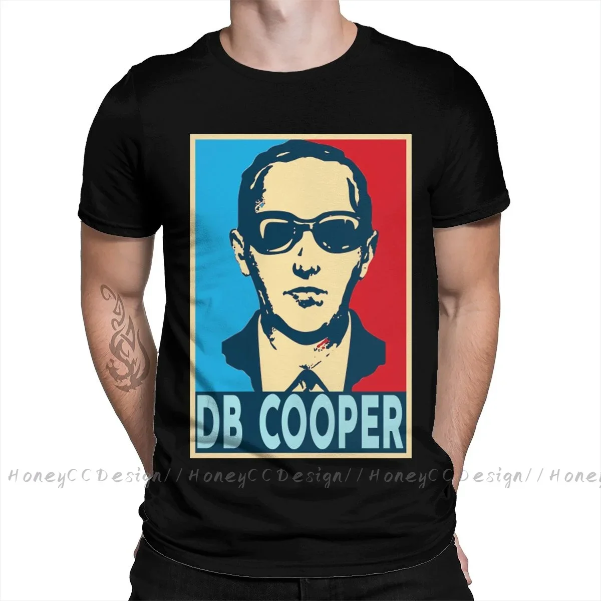 

Новое поступление, Классическая футболка DB Cooper, Мужская хлопковая футболка с круглым вырезом для взрослых