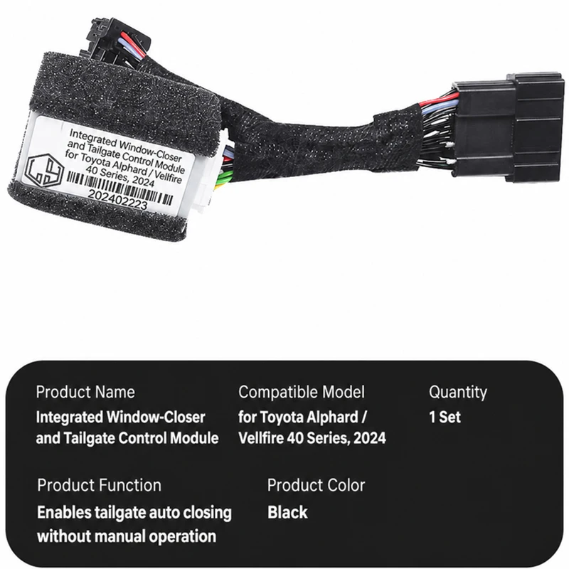 Car One-Touch Window Closer  module for Toyota Alphard Vellfire 40 Series Electric Power Tailgate Control Option