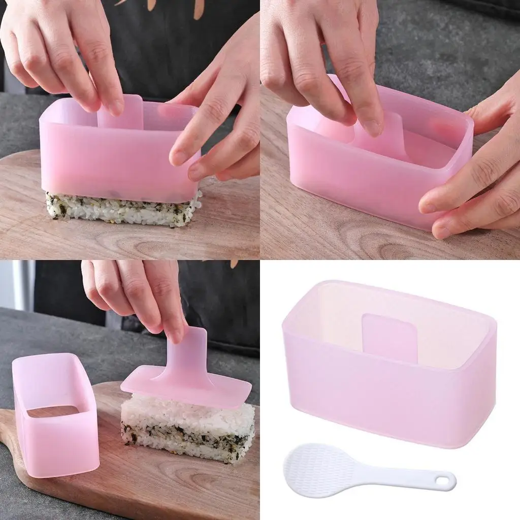 

G6KF No BPA,No Toxic Rectangular Hawaiian Spam Musubi Kitchen Accessories