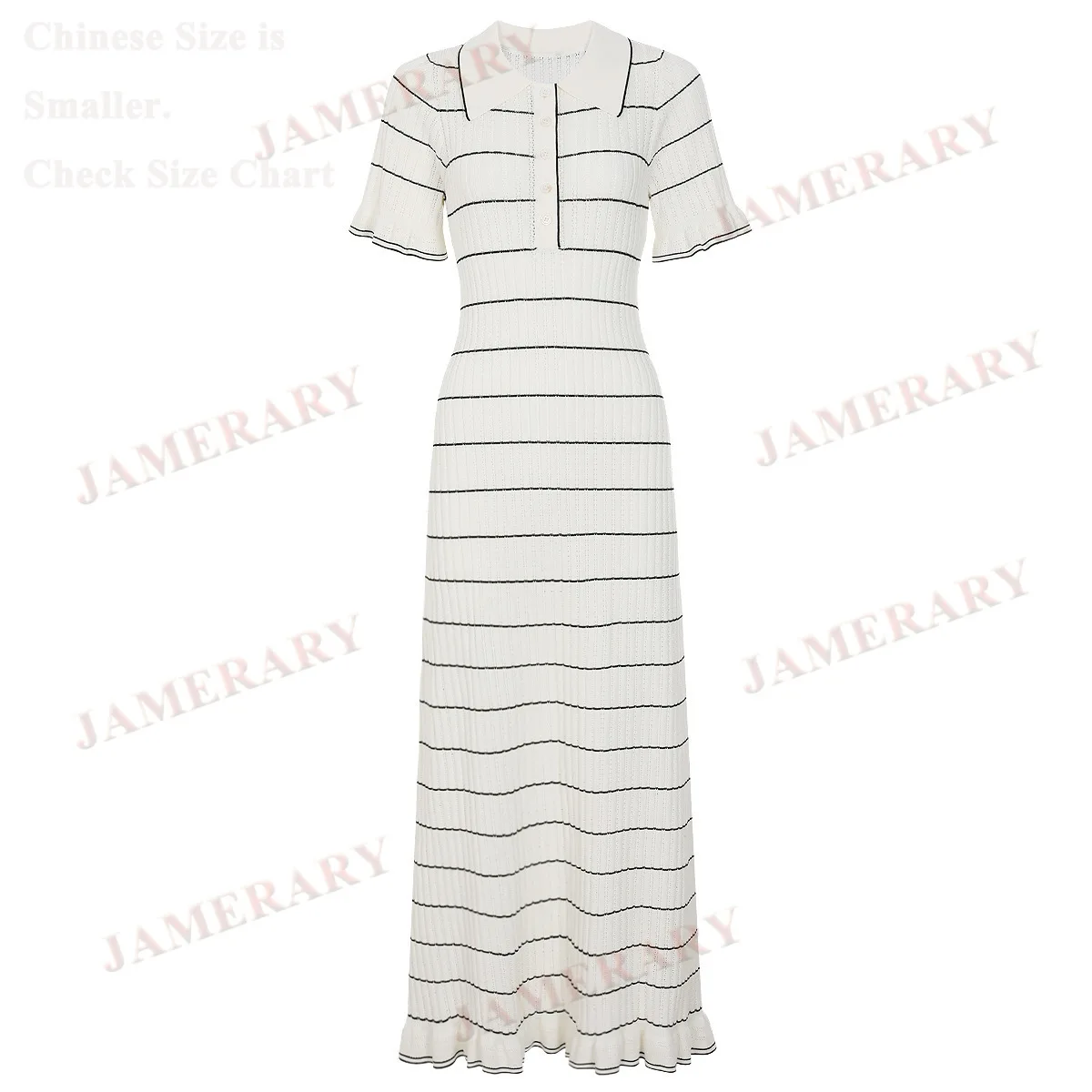 

Качественное летнее черно-белое трикотажное длинное платье женское поло с коротким рукавом-футляром миди платья трикотаж осенние платья