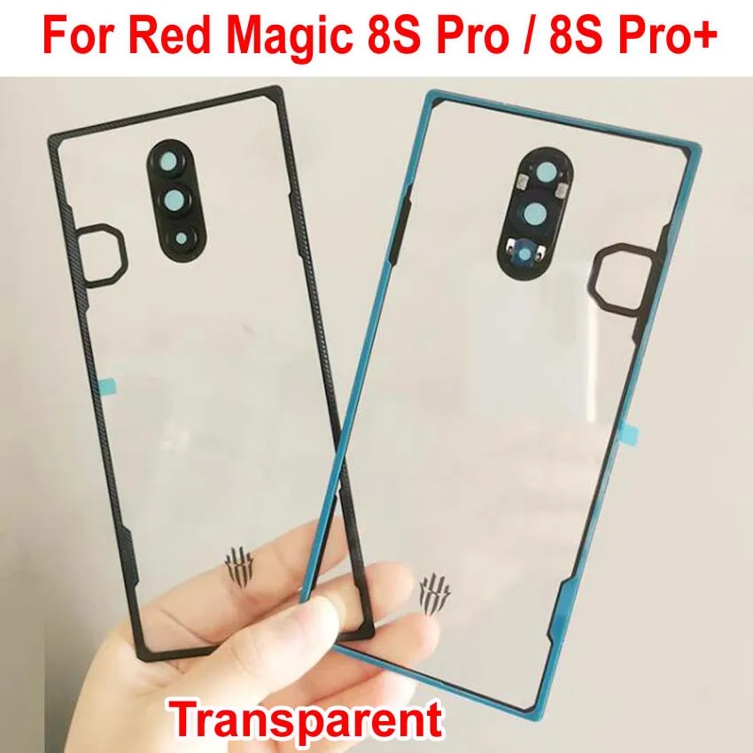 Best Quality Housing Back Battery Cover For ZTE nubia Red Magic 8S Pro / Pro+ Rear Case Phone Lid Shell with Camera Glass Lens