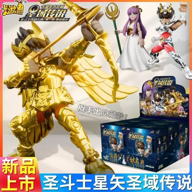 In Stock KAYOU Saint Seiya Figure Holy Cloak Awakening Peripheral Doll Model Kayou Figure Anime Hobby Gifts Toys Gift Box