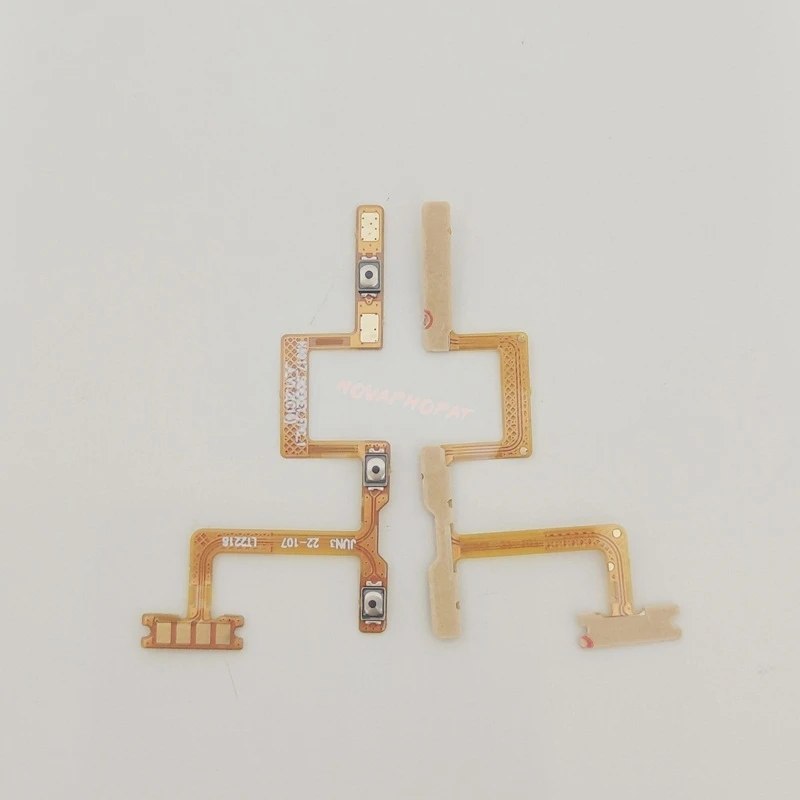 Novaphopat For Tecno Camon 19 Pro 4G Ci8 Ci8n Power On Off Volume Up Down Ribbon Power Button Flex Cable Ribbon