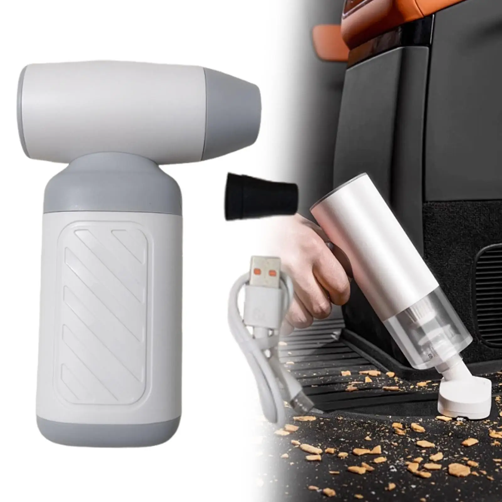 Poderoso turbofan sem fio turbofan 2 bocas ventilador de motor elétrico portátil secagem rápida para computador teclados do carro ventilador portátil