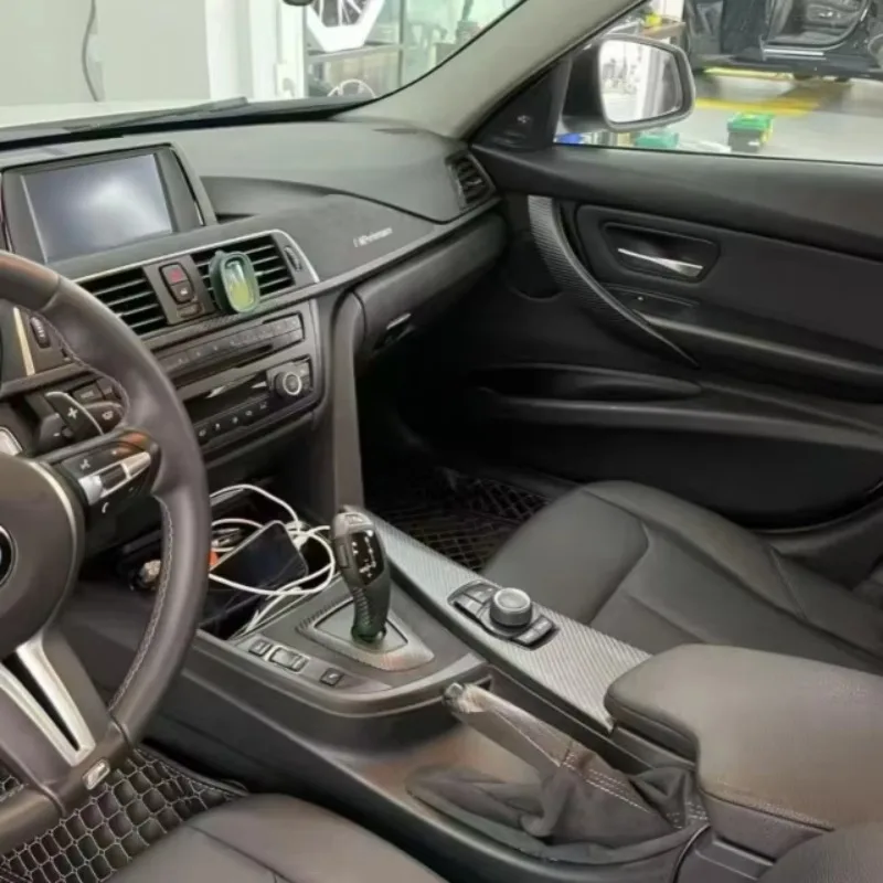 For BMW For 3 Series Carbon Fiber Interior Ten Piece Set, Suitable For BMW For 3 Series For F Chassis Models 13-19