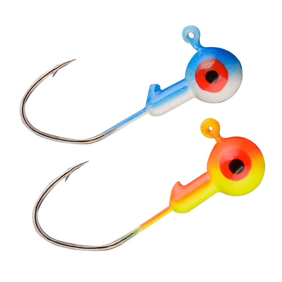 5 pz 0.8g/1.75g/3.5g/5g Jig Head Ned Rig con affilato gancio spinato vestito per Soft Worm Bait Fixture potente Jig Head ganci Swimbait