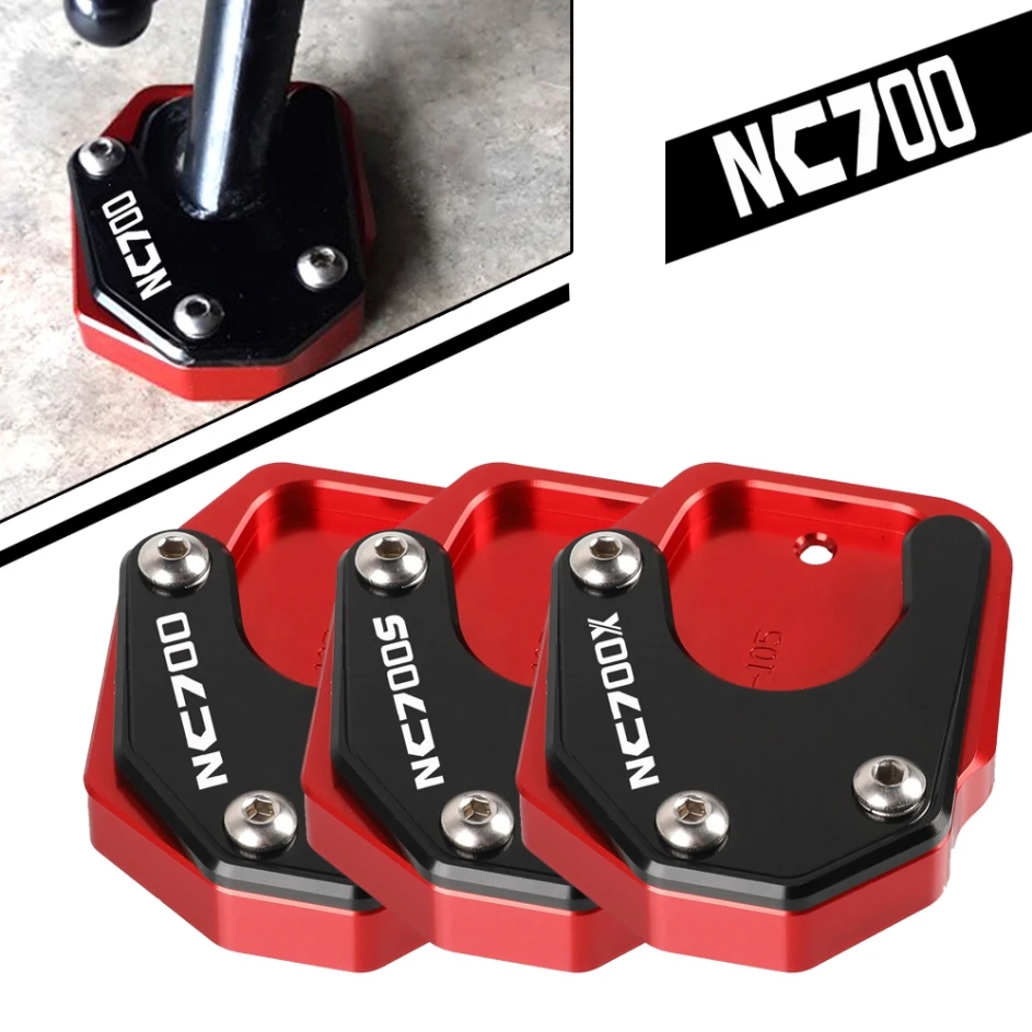 

CNC Kickstand Foot Side Stand Extension Pad Support Plate Enlarge Stand FOR Honda NC700S/X NC700 S NC 700X 2012 2013 2014 2015