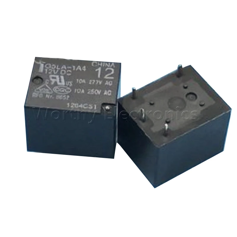 Free Shipping 10pcs/lot New Genuine G5LA-1A4-12VDC Relay 12V 4pin A Group of Normally Open