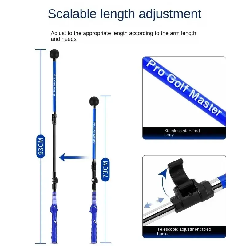 PGM Golf Swing Trainer correzione pieghevole professionista angolo di lunghezza regolabile principiante disponibile con mani sinistra destra HGB023