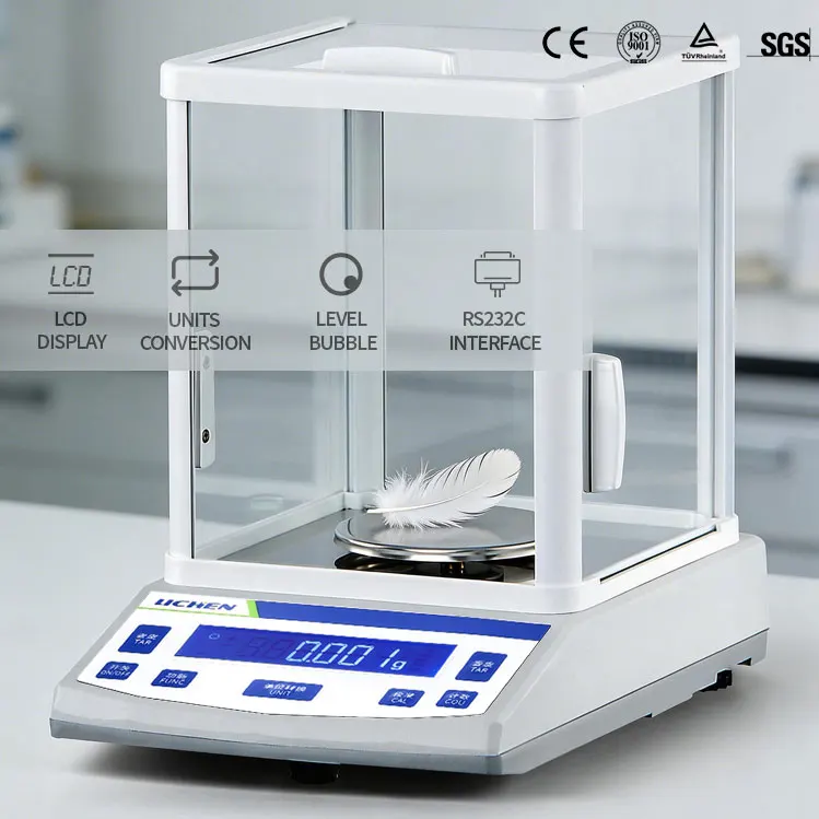 Shockproof 0.001g Precision Electronic Analytical Balance Digital Weighing Scale for Laboratory