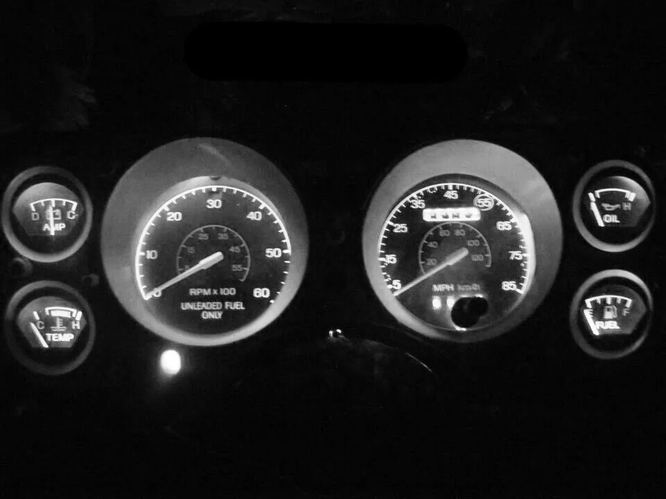 Dash Gauge Cluster LED Dashboard Bulbs Kit 6000K White For 79-86 Ford Mustang