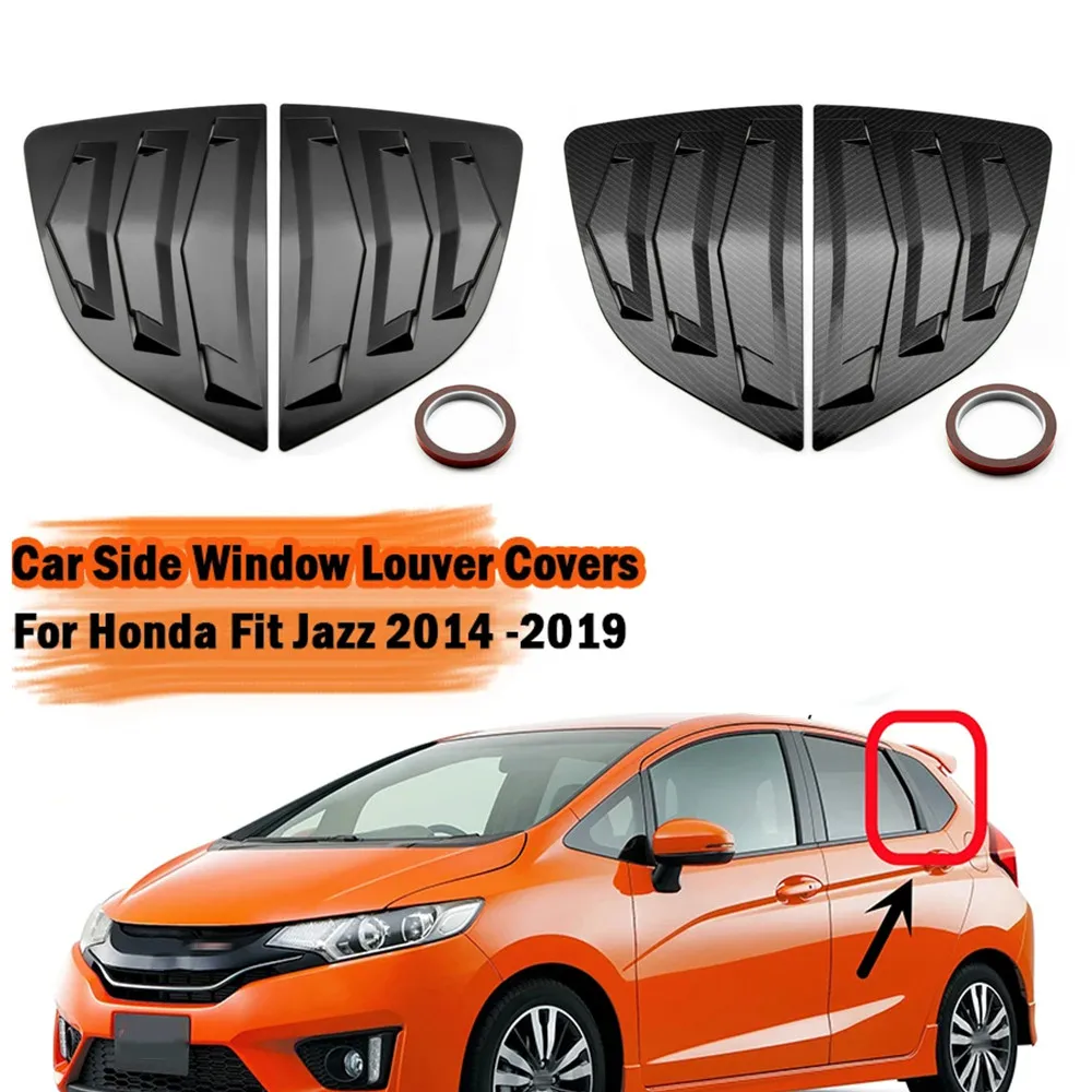 Dla Honda Jazz Fit 2014 2015 2016 2017 2018 2019 Samochodowa osłona żaluzji tylnej szyby Osłona bocznej wentylacji Osłona przedniej szyby