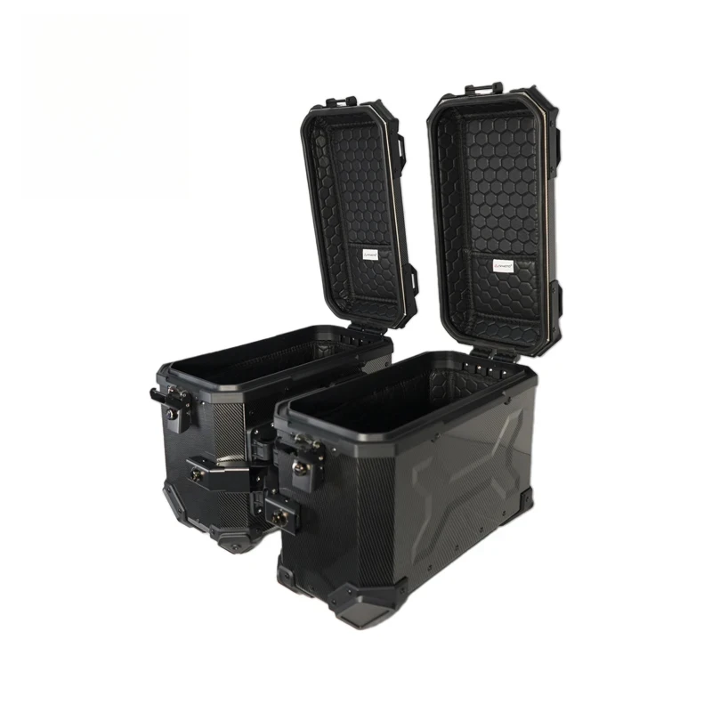 

Hongsheng Products 36L-X Motorcycle Side Case - Straight-edge design, with water tank, latch and removable tail cover