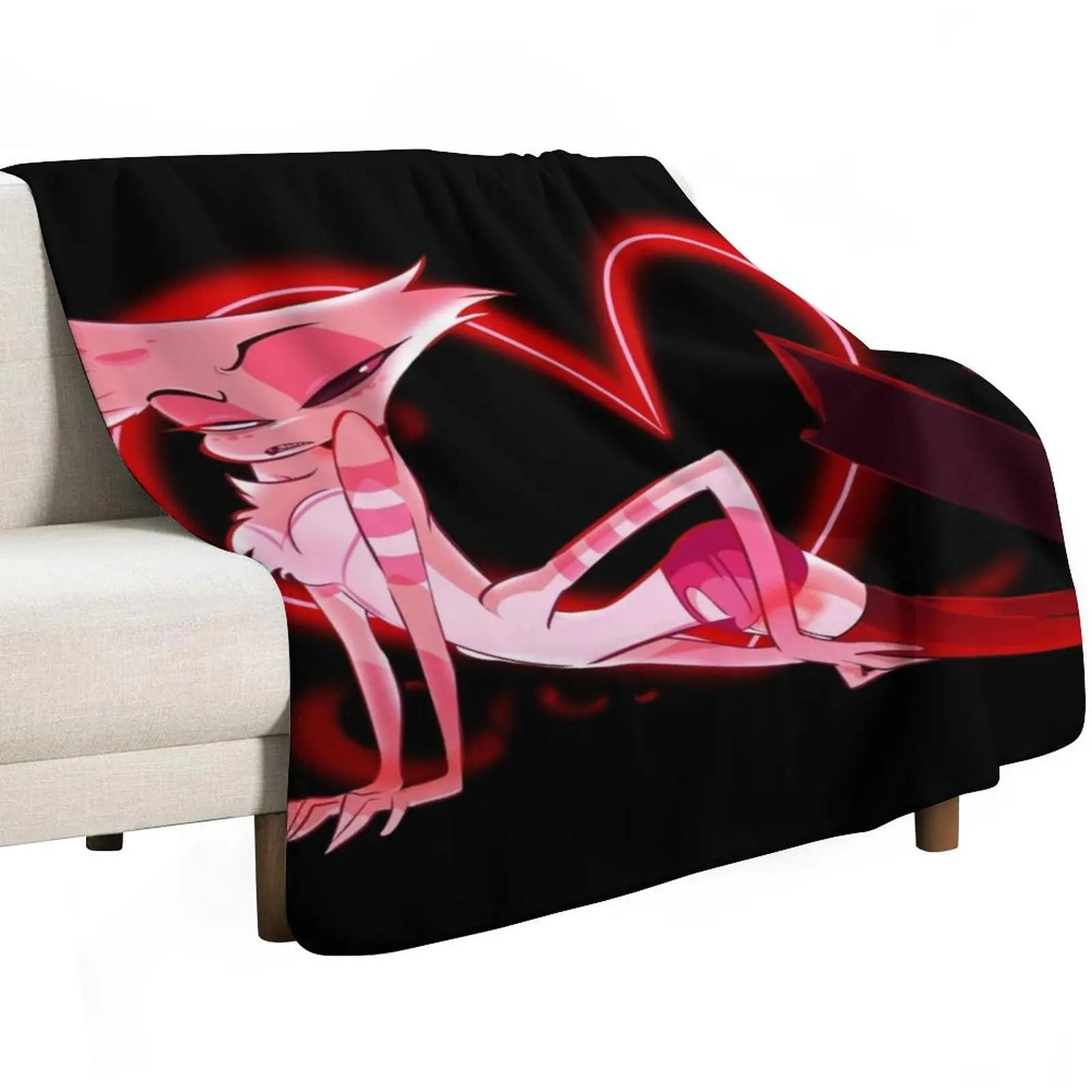 addict w/ heart Throw Blanket Soft Big Blankets For Baby Loose For Sofa Thin for babies anime Blankets